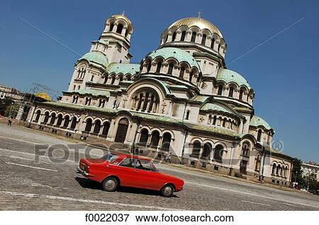 Bulgaria, Sofia, Alexander Nevsky Cathedral View Large Photo Image Stock Photo - Bulgaria, Sofia, Alexander Nevsky Cathedral. Fotosearch