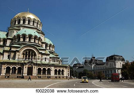 Stock Photo - Bulgaria, Sofia, Alexander Nevsky Cathedral. Fotosearch
