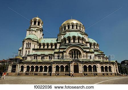 Stock Photograph - Bulgaria, Sofia, Alexander Nevsky Cathedral. Fotosearch