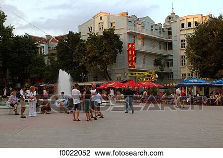 Bulgaria, Varna, Nezavisimost Square View Large Photo Image Stock Image - Bulgaria, Varna, Nezavisimost Square. Fotosearch