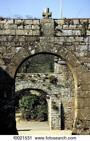 Stock Image - Channel Islands, Jersey, arches. Fotosearch