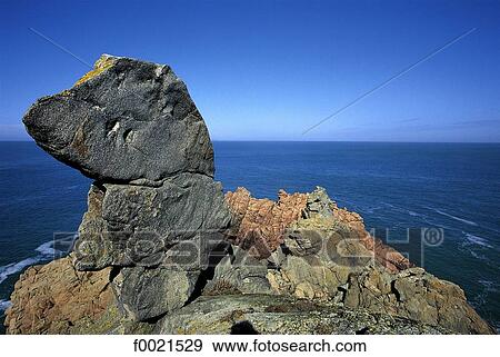 Channel Islands, Jersey, rocks View Large Photo Image Stock Photo - Channel Islands, Jersey, rocks. Fotosearch