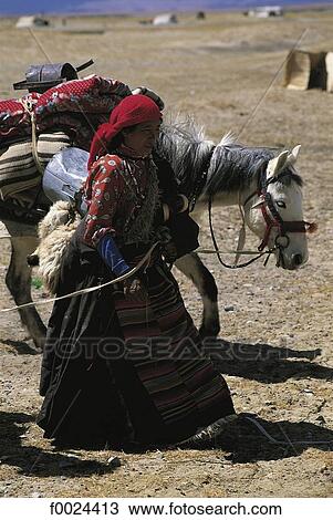 China, Tibet, Bunsum area, nomad portrait View Large Photo Image Stock Image - China, Tibet, Bunsum area, nomad portrait. Fotosearch