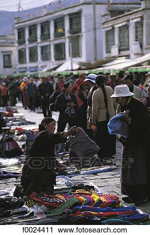 China, Tibet, Lhasa, The Barkhor View Large Photo Image Stock Image - China, Tibet, Lhasa, The Barkhor. Fotosearch