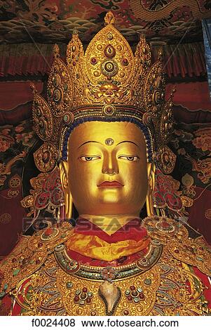 China, Tibet, Samye Monastery, statue of Sakyamuni Buddha View Large Photo Image Stock Photo - China, Tibet, Samye Monastery, statue of Sakyamuni Buddha. Fotosearch