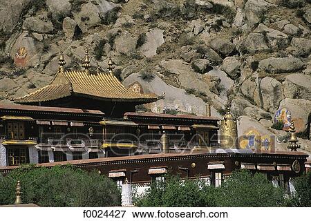 Stock Photo - China, Tibet, Sera Monastery. Fotosearch