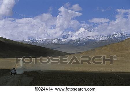 China, Tibet, Tingri area, road to Lalung-La Pass View Large Photo Image Picture - China, Tibet, Tingri area, road to Lalung-La Pass. Fotosearch