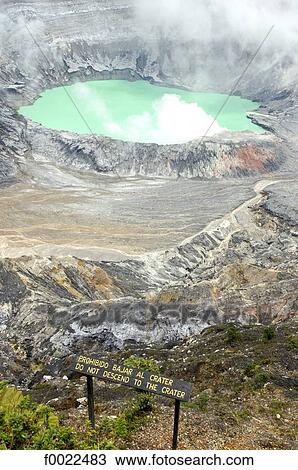 Costa Rica, Poas Volcano National Park, crater View Large Photo Image Stock Image - Costa Rica, Poas Volcano National Park, crater. Fotosearch