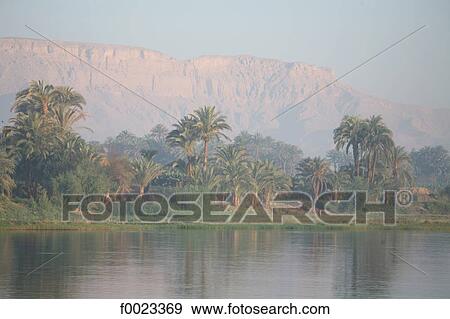 Stock Photo - Egypt, between Qina and Luxor, the Nile. Fotosearch