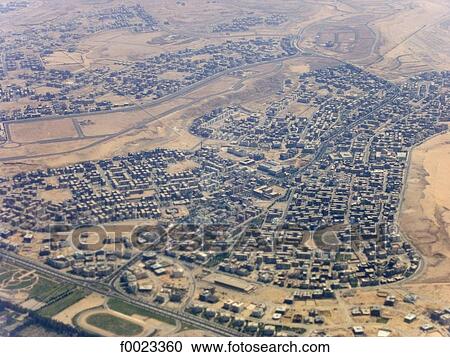 Egypt, Cairo, air view View Large Photo Image Stock Image - Egypt, Cairo, air view. Fotosearch