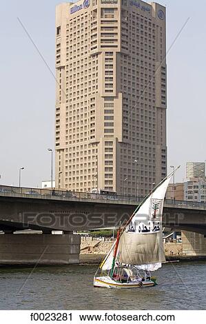 Egypt, Cairo, felucca on the Nile View Large Photo Image Stock Image - Egypt, Cairo, felucca on the Nile. Fotosearch