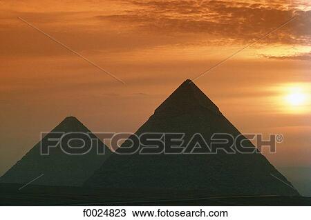 Egypt, Cairo, Gizeh, pyramids at sunrise View Large Photo Image Stock Image - Egypt, Cairo, Gizeh, pyramids at sunrise. Fotosearch
