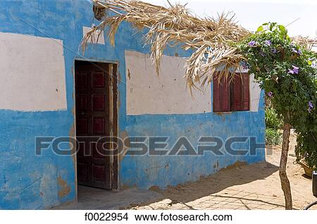 Egypt, Libyan desert, Bahariya Oasis, traditional adobe house View Large Photo Image Picture - Egypt, Libyan desert, Bahariya Oasis, traditional adobe house. Fotosearch
