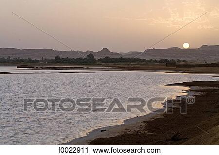 Egypt, Libyan desert, Siwa Oasis, Salted lake, sunset View Large Photo Image Stock Image - Egypt, Libyan desert, Siwa Oasis, Salted lake, sunset. Fotosearch