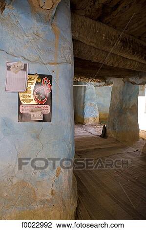 Stock Image - Egypt, Libyan desert, Siwa Oasis, Aghurmi, small mosque. Fotosearch