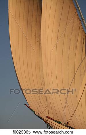 Egypt, near Luxor, felucca, sail View Large Photo Image Stock Photography - Egypt, near Luxor, felucca, sail . Fotosearch