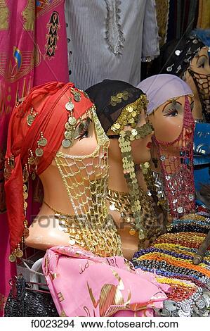 Egypt, Old Cairo, Khan El Khalili souk, headscarfs for sale View Large Photo Image Picture - Egypt, Old Cairo, Khan El Khalili souk, headscarfs for sale. Fotosearch