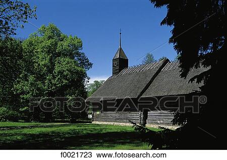 Stock Image - Estonia, Tallinn, Rocca al Mare, Estonian Open-air Museum. Fotosearch