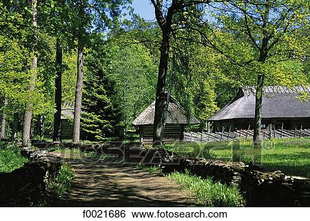 Estonia, Tallinn, Rocca al mare, open-air museum View Large Photo Image Stock Photograph - Estonia, Tallinn, Rocca al mare, open-air museum. Fotosearch