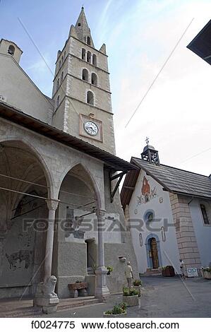 France, Alps, Guillestre, chapel of Saint Sebastian and Notre-Dame d'Aquilon church View Large Photo Image Stock Photography - France, Alps, Guillestre, chapel of Saint Sebastian and Notre-Dame d'Aquilon church. Fotosearch