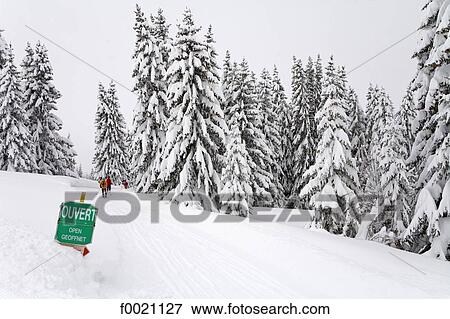 France, Alps, Megeve, skirun, sign View Large Photo Image Stock Photo - France, Alps, Megeve, skirun, sign. Fotosearch