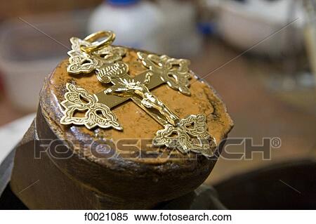 France, Alps, Megeve, traditional Megeve cross in gold View Large Photo Image Stock Photography - France, Alps, Megeve, traditional Megeve cross in gold. Fotosearch