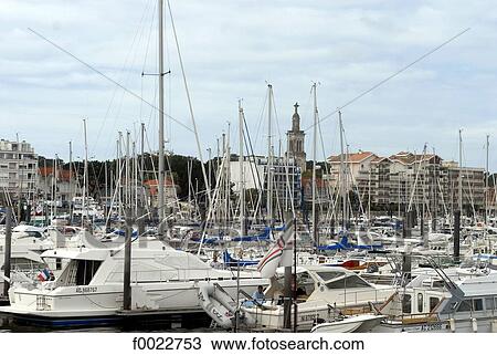 France, Aquitaine, Arcachon Bay, marina View Large Photo Image Stock Image - France, Aquitaine, Arcachon Bay, marina. Fotosearch