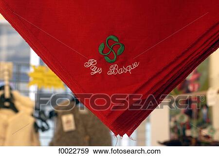 France, Aquitaine, Basque cross embroidered on headscarf View Large Photo Image Stock Photo - France, Aquitaine, Basque cross embroidered on headscarf. Fotosearch
