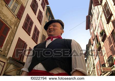 France, Aquitaine, Bayonne, giant during the Bayonne Festival View Large Photo Image Picture - France, Aquitaine, Bayonne, giant during the Bayonne Festival. Fotosearch