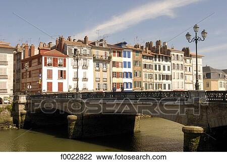 France, Aquitaine, Bayonne, Vieux Bayonne district, bridge View Large Photo Image Stock Image - France, Aquitaine, Bayonne, Vieux Bayonne district, bridge. Fotosearch