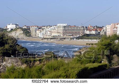 France, Aquitaine, Biarritz, coastal landscape View Large Photo Image Picture - France, Aquitaine, Biarritz, coastal landscape. Fotosearch