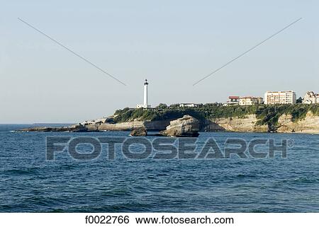 France, Aquitaine, Biarritz, lighthouse View Large Photo Image Stock Photograph - France, Aquitaine, Biarritz, lighthouse. Fotosearch