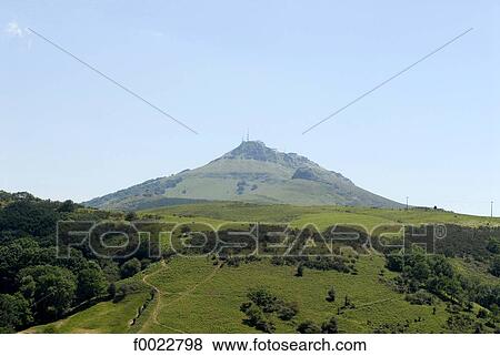 Stock Photo - France, Aquitaine, La Rhune. Fotosearch