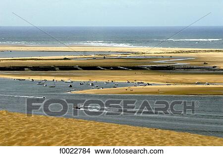 France, Aquitaine, La Teste-de-Buch, dune of Pyla, oyster-farms View Large Photo Image Picture - France, Aquitaine, La Teste-de-Buch, dune of Pyla, oyster-farms. Fotosearch