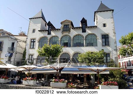 Stock Image - France, Aquitaine, Saint Jean de Luz, Louis XIV House. Fotosearch