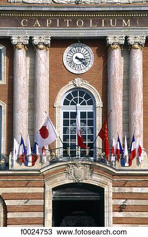 France, Languedoc, Toulouse, Capitol facade View Large Photo Image Stock Image - France, Languedoc, Toulouse, Capitol facade. Fotosearch