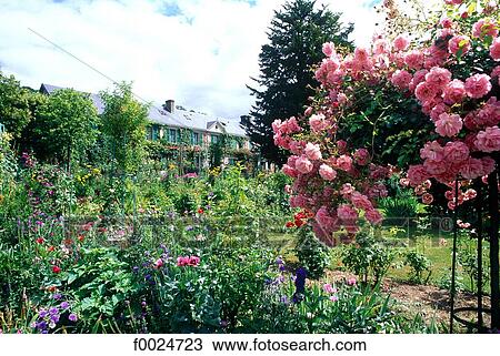 France, Normandy, Giverny, Claude Monet's gardens and home View Large Photo Image Stock Image - France, Normandy, Giverny, Claude Monet's gardens and home. Fotosearch