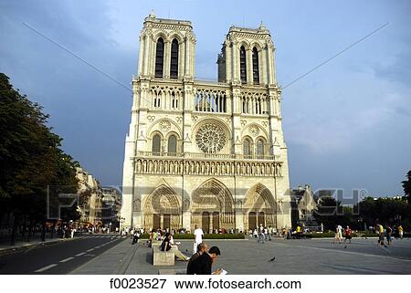 France, Paris, Notre-Dame View Large Photo Image Stock Photo - France, Paris, Notre-Dame. Fotosearch
