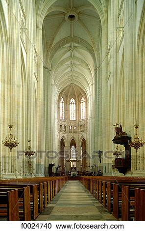 France, Pays de la Loire, Nantes, cathedral nave View Large Photo Image Stock Image - France, Pays de la Loire, Nantes, cathedral nave. Fotosearch