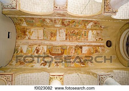 France, Poitou Charentes, Saint-Savin, abbey, coloured frescoes View Large Photo Image Stock Image - France, Poitou Charentes, Saint-Savin, abbey, coloured frescoes. Fotosearch