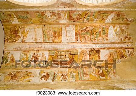 France, Poitou Charentes, Saint-Savin, abbey, coloured frescoes View Large Photo Image Stock Image - France, Poitou Charentes, Saint-Savin, abbey, coloured frescoes. Fotosearch