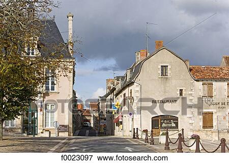France, Poitou Charentes, Saint-Savin, downtown View Large Photo Image Stock Photo - France, Poitou Charentes, Saint-Savin, downtown. Fotosearch