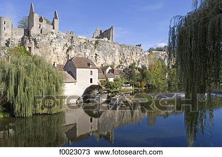 France, Poitou Charentes, Angles-sur-Anglin, village along the river View Large Photo Image Stock Image - France, Poitou Charentes, Angles-sur-Anglin, village along the river. Fotosearch