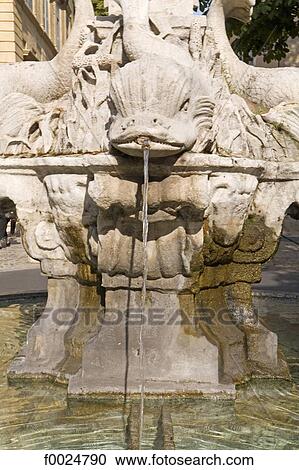 France, Provence, Aix-en-Provence, detail of a fountain View Large Photo Image Stock Image - France, Provence, Aix-en-Provence, detail of a fountain. Fotosearch
