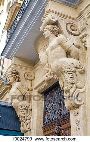 Stock Photo - France, Provence, Aix-en-Provence, architecture detail. Fotosearch