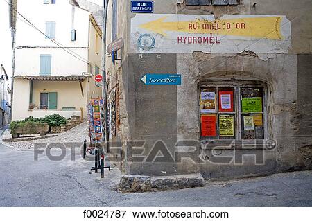 Stock Photo - France, Provence, Forcalquier. Fotosearch