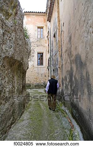 France, Provence, Mille's castle, lane View Large Photo Image Stock Photography - France, Provence, Mille's castle, lane. Fotosearch