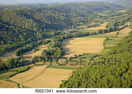 France, Provence, River Colostre valley, aerial view View Large Photo Image Stock Image - France, Provence, River Colostre valley, aerial view. Fotosearch