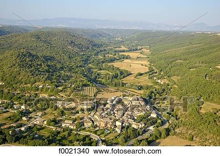 France, Provence, Valensole Plateau, Saint Martin de Brome, aerial view View Large Photo Image Stock Image - France, Provence, Valensole Plateau, Saint Martin de Brome, aerial view. Fotosearch