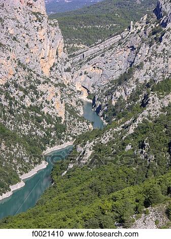 Stock Image - France, Provence, Verdon Gorges. Fotosearch